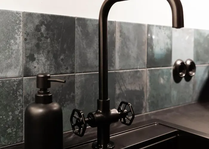 Апартаменты Dark & Moody Mid Century Рига