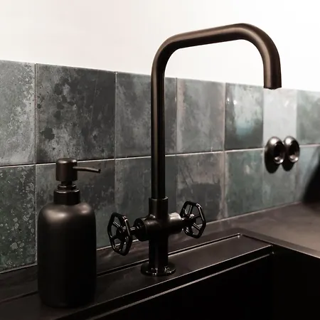 Apartament Dark & Moody Mid Century Ryga